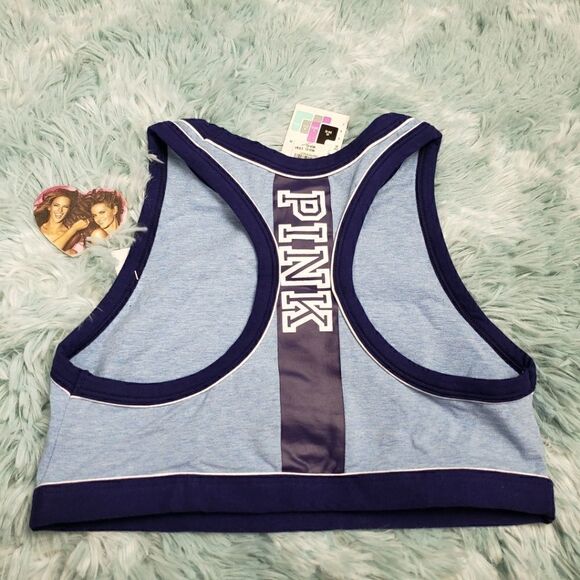 VS Racerback Sport Bra Green Aqua Crest Medium - Picture 5 of 6